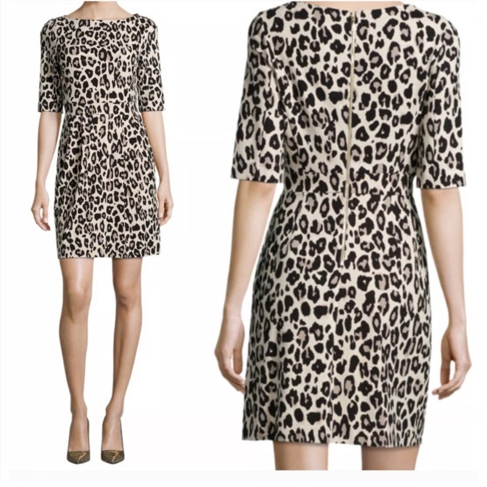 Kate Spade animal print Sheath Mini Dress 4